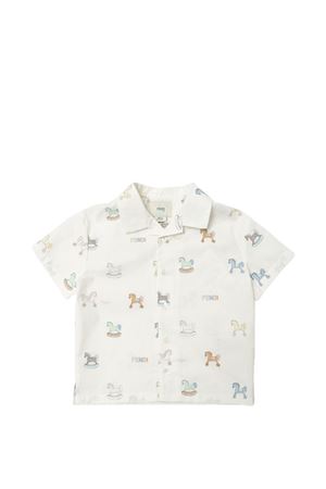 Camicia con stampa FENDI KIDS | BMC088AVW9F0ZA0